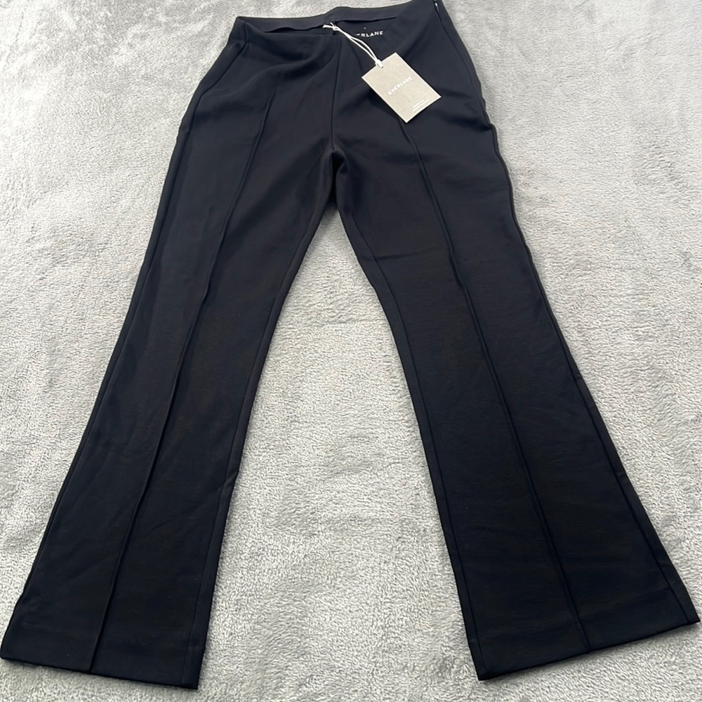 NWT Everlane Black Boot Cut Pants S
